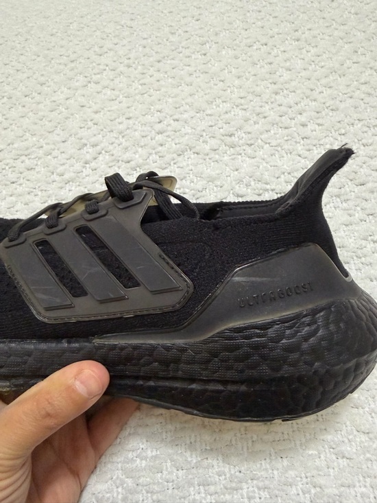 Adidas Ultraboost 21 Black Lace Up Running Shoes Sneakers Men\'s Size 8.5 main image 6